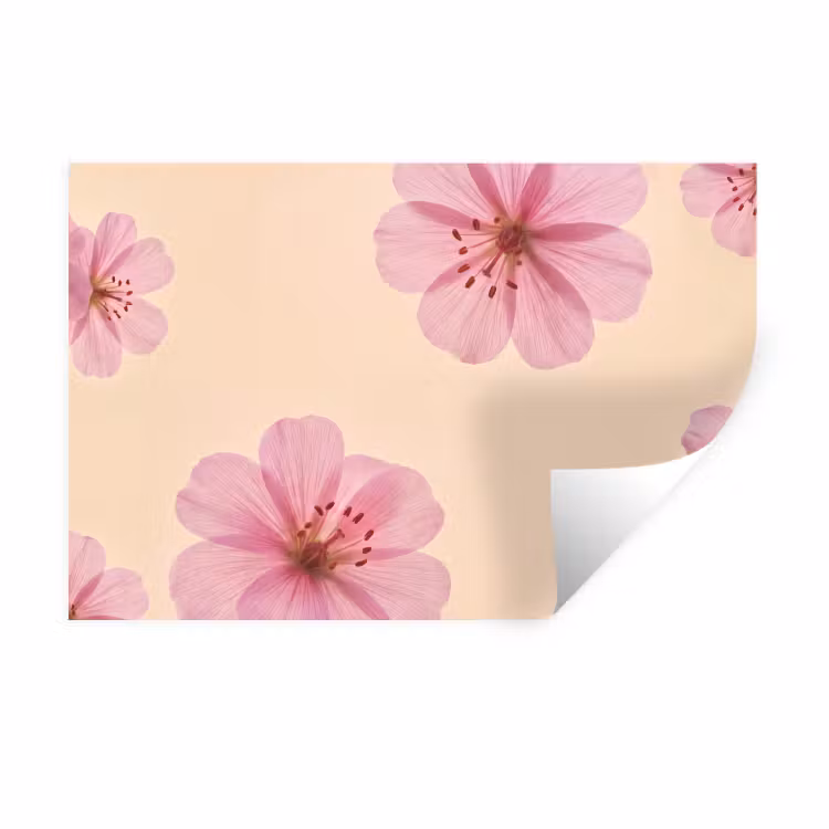 Muursticker - Bloemen - Flora - Pastel — 1