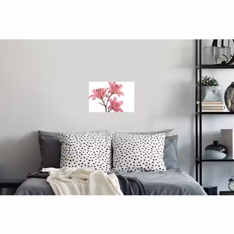 Muursticker - Bloemen - Zacht - Modern — 5