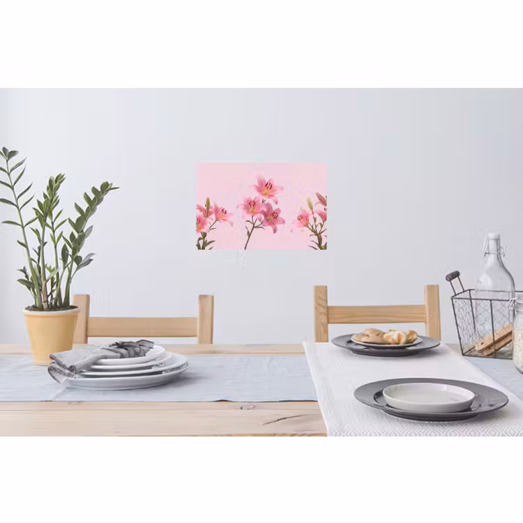 Muursticker - Bloemen - Zacht - Roze — 3