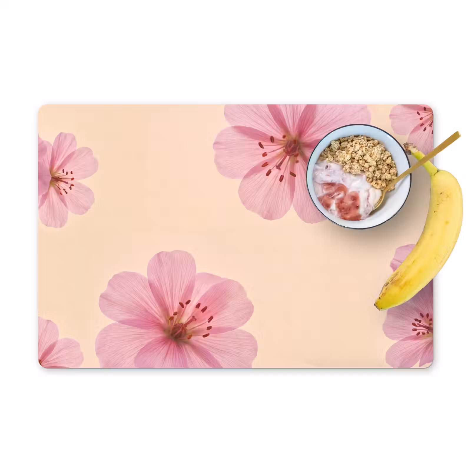 Placemat - 6 stuks - Bloemen - Flora - Pastel — 1