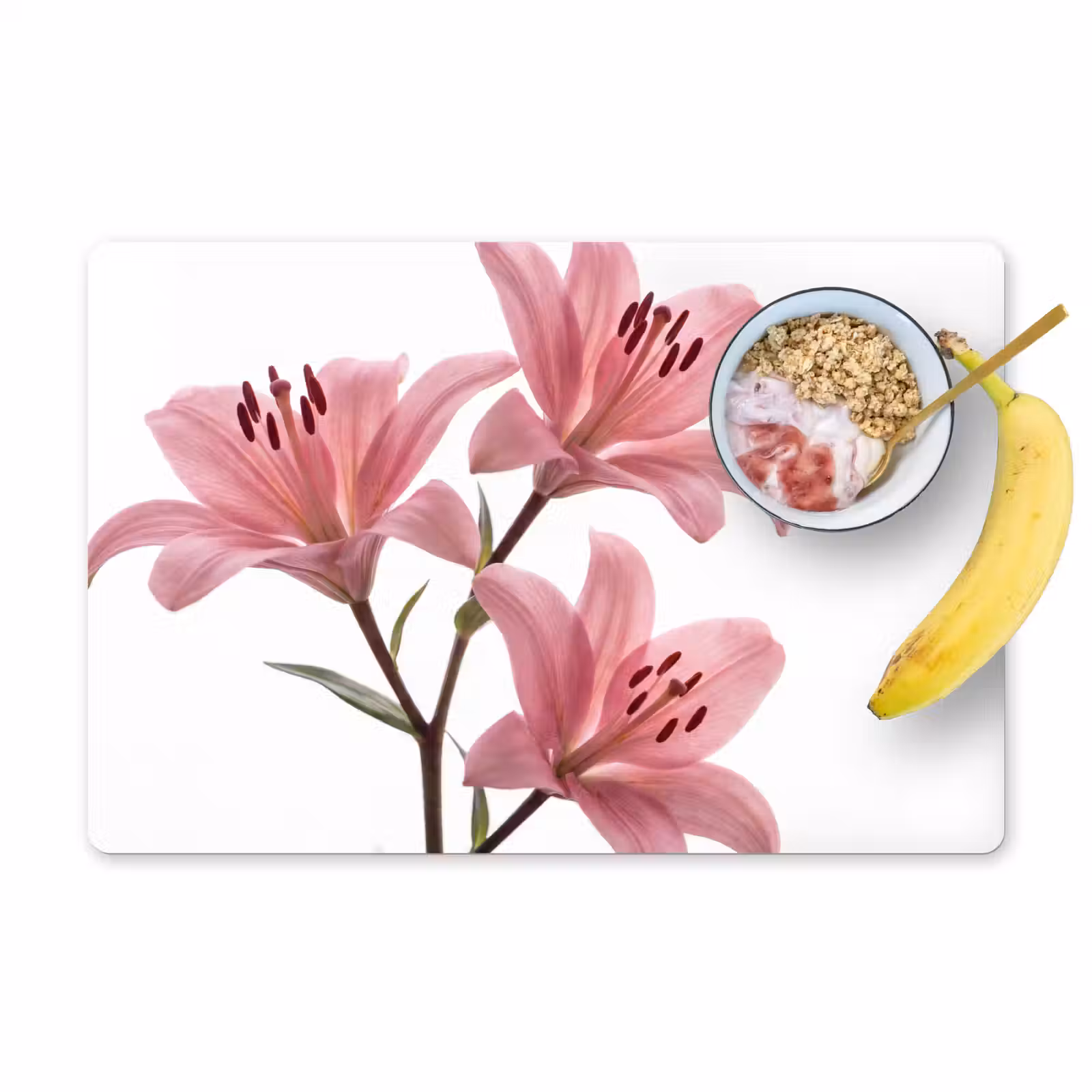 Placemat - 6 stuks - Bloemen - Zacht - Modern — 1