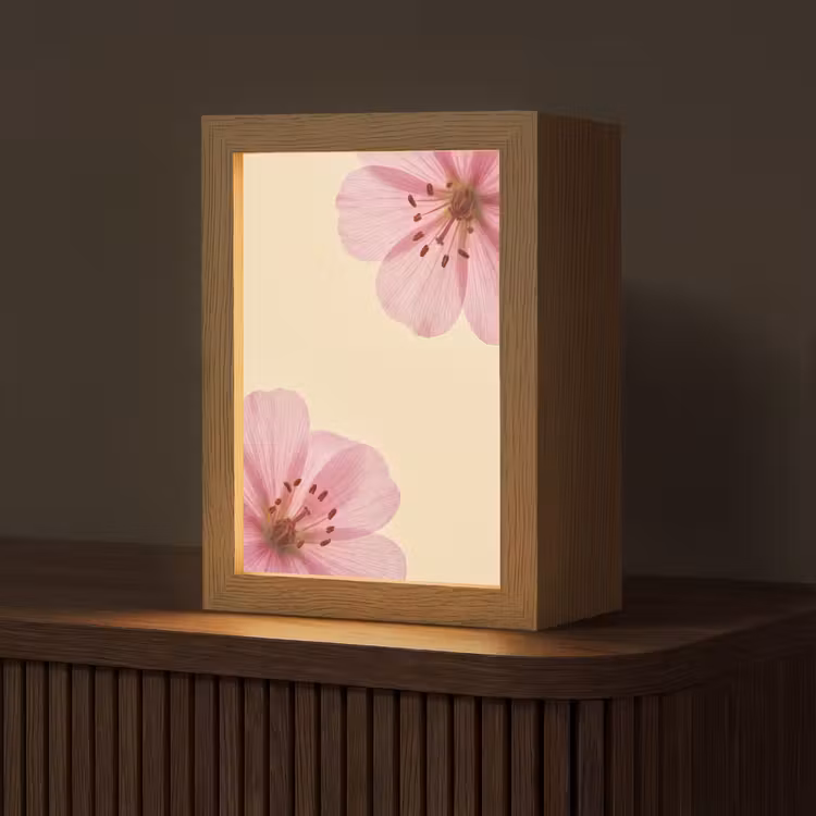 Gepersonaliseerd Lightbox - Bloemen - Flora - Pastel — 1