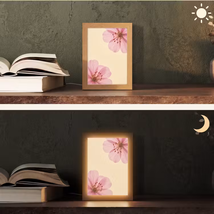 Gepersonaliseerd Lightbox - Bloemen - Flora - Pastel — 5