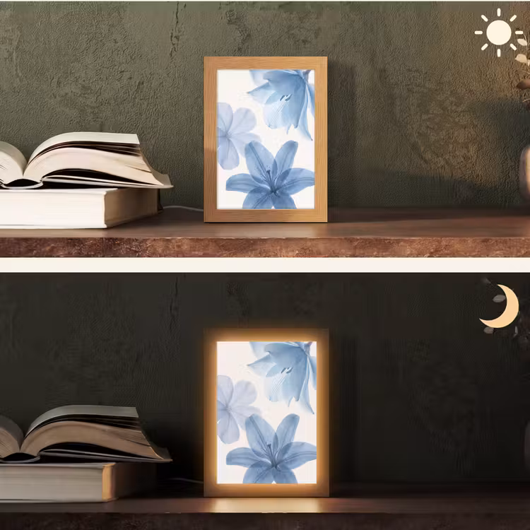 Gepersonaliseerd Lightbox - Bloemen - Transparant - Modern — 5
