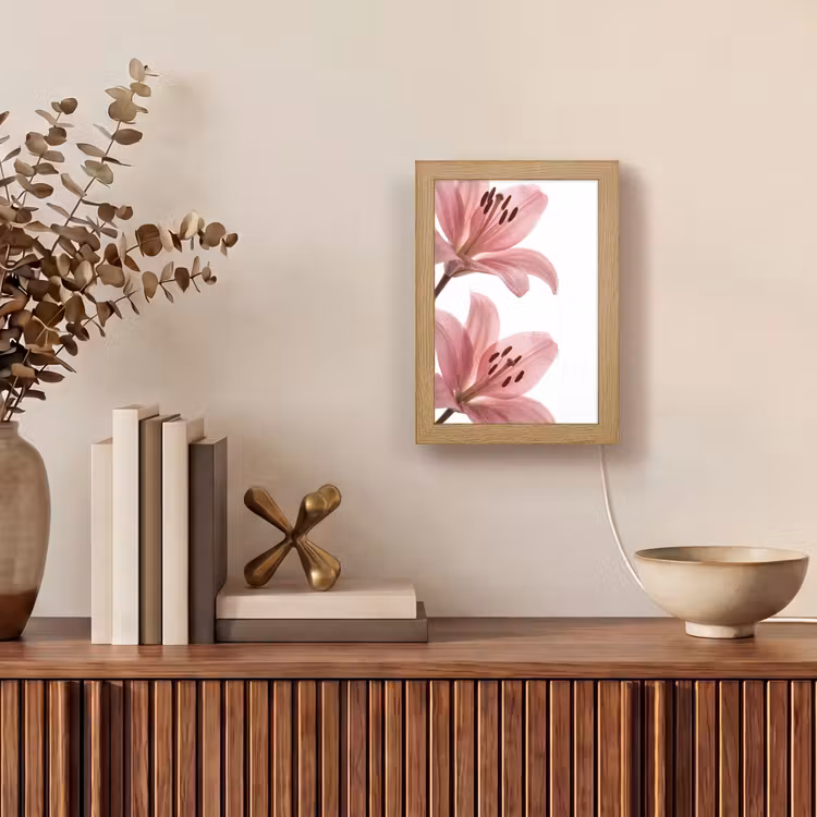 Gepersonaliseerd Lightbox - Bloemen - Zacht - Modern — 4