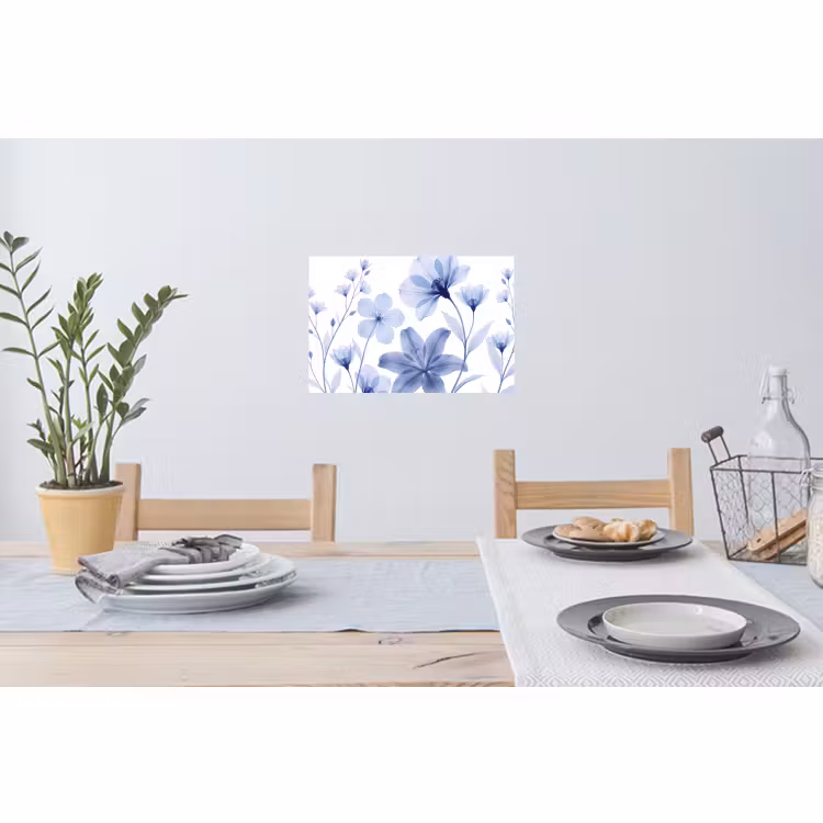 Muursticker - Blauwe bloemen - Natuur — 3