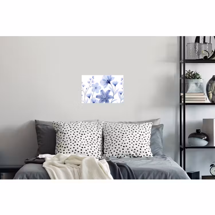 Muursticker - Blauwe bloemen - Natuur — 5