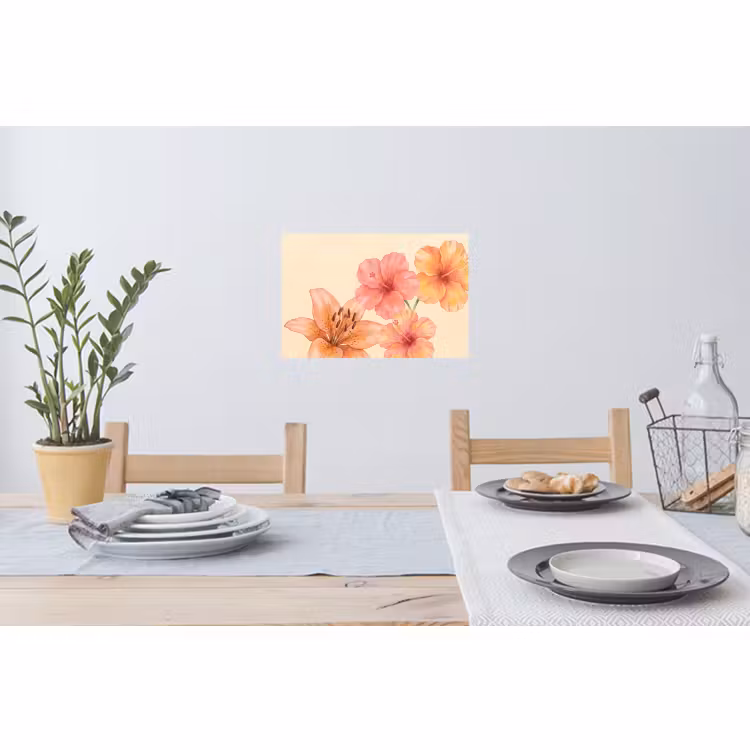 Muursticker - Bloemen - Aquarel - Natuur — 3