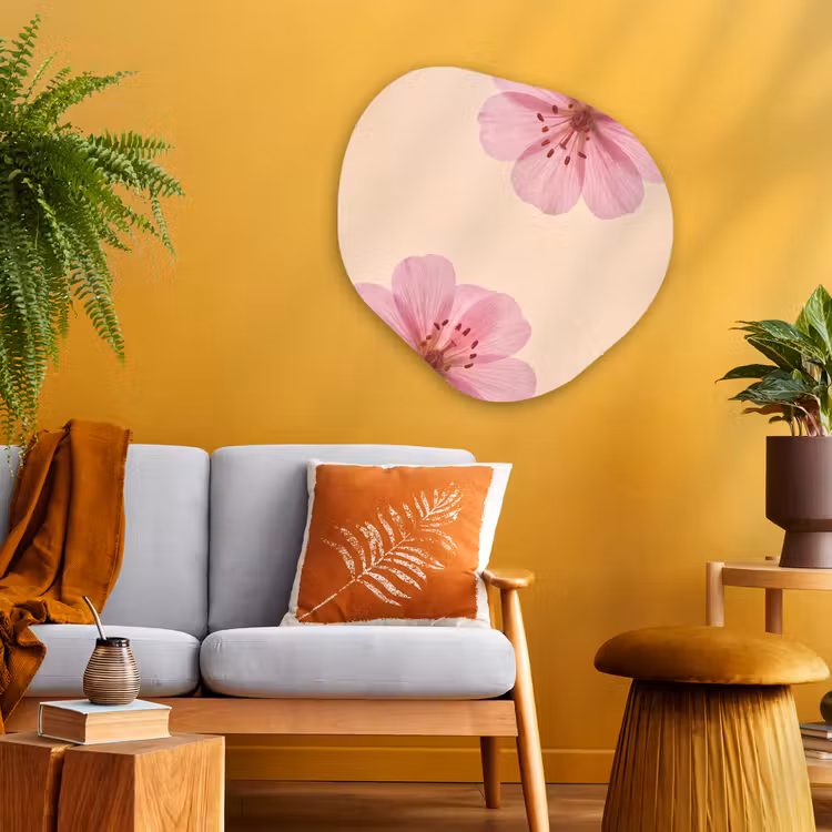 Organisch schilderij aluminium - Bloemen - Flora - Pastel — 3