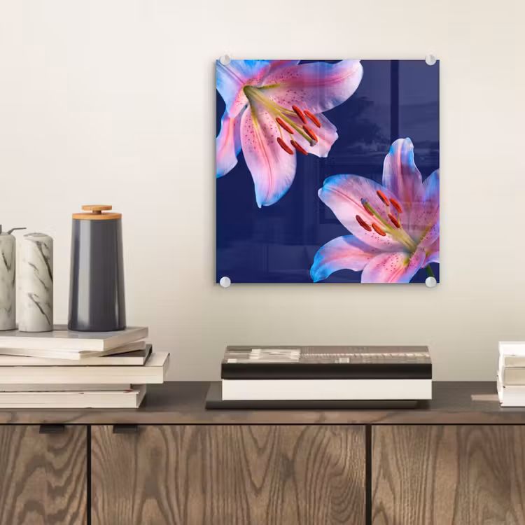 Glas schilderij - Bloemen - Kleurrijk - Botanisch — 2