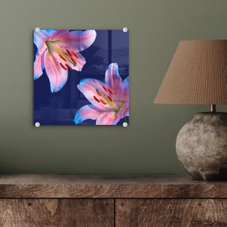 Glas schilderij - Bloemen - Kleurrijk - Botanisch — 4