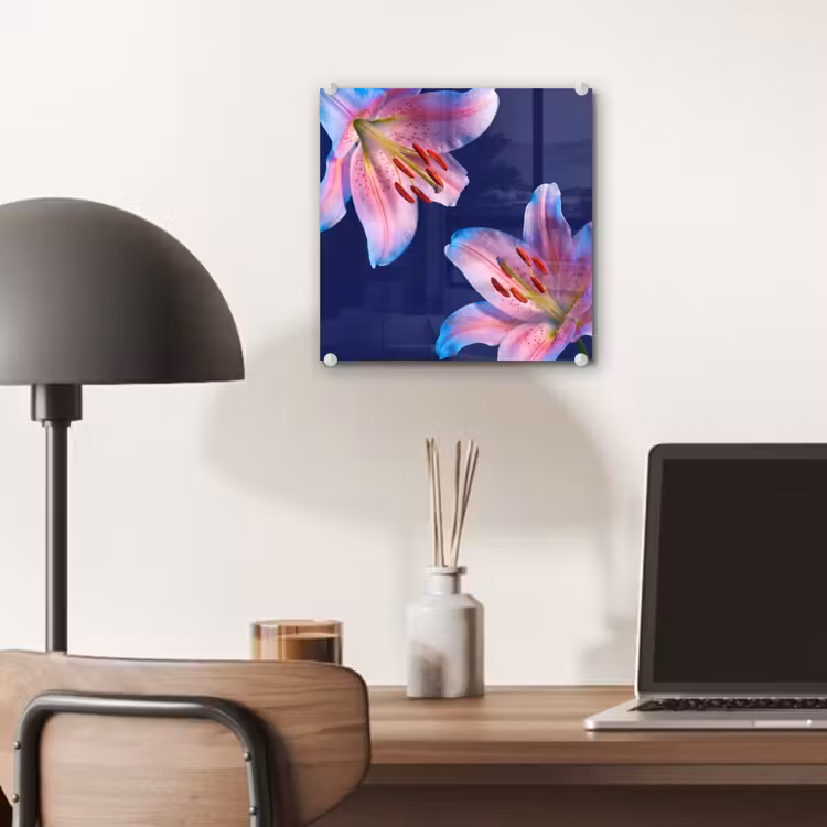 Glas schilderij - Bloemen - Kleurrijk - Botanisch — 7