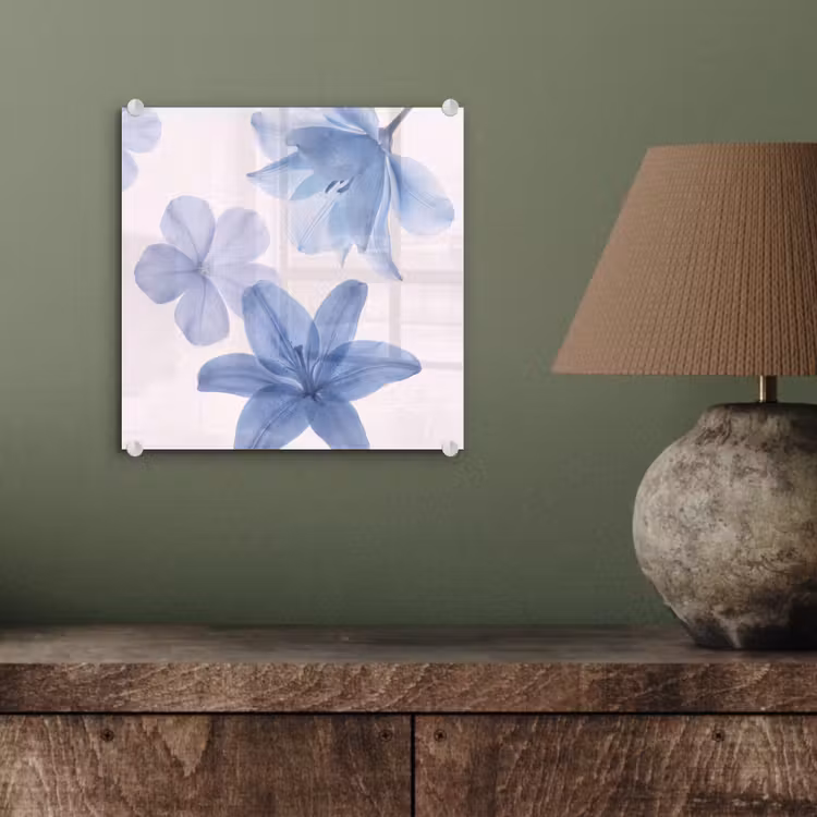 Glas schilderij - Bloemen - Transparant - Modern — 4