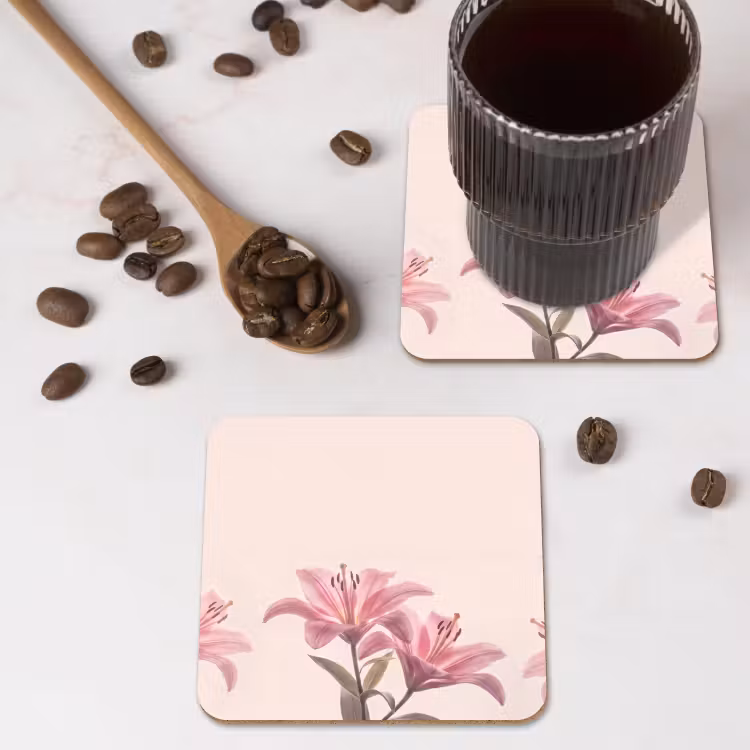 Onderzetter - Bloemen - Delicaat - Flora — 4