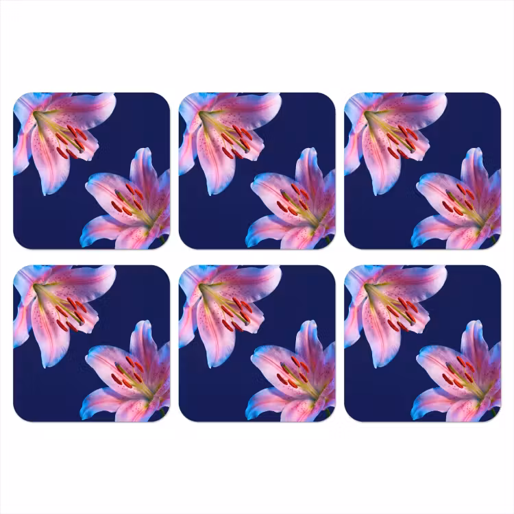 Onderzetter - Bloemen - Kleurrijk - Botanisch — 1