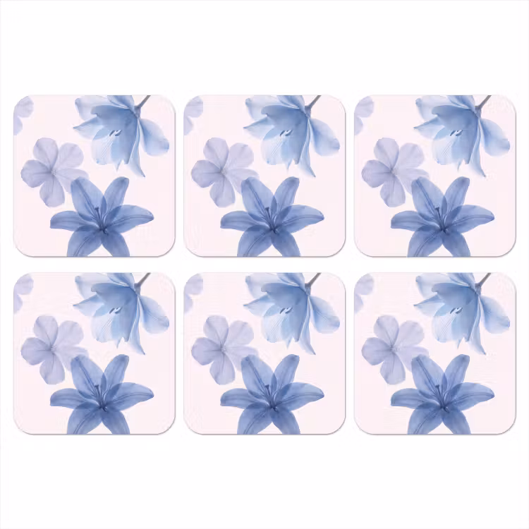 Onderzetter - Bloemen - Transparant - Modern — 1