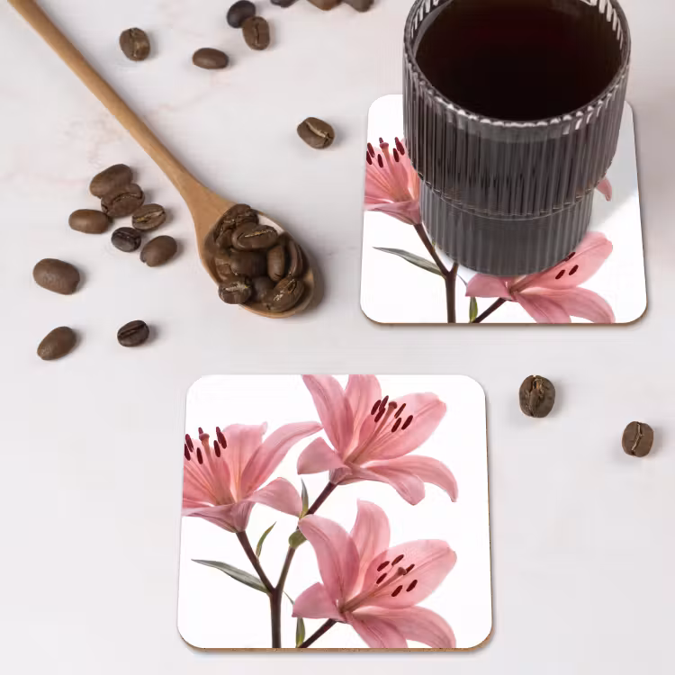 Onderzetter - Bloemen - Zacht - Modern — 4