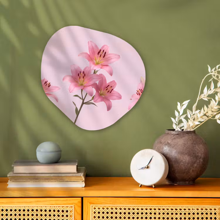 Organisch schilderij forex - Bloemen - Zacht - Roze — 2