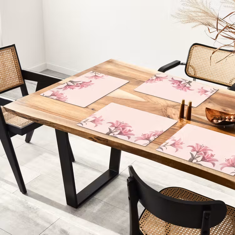 Placemat - 6 stuks - Bloemen - Delicaat - Flora — 3