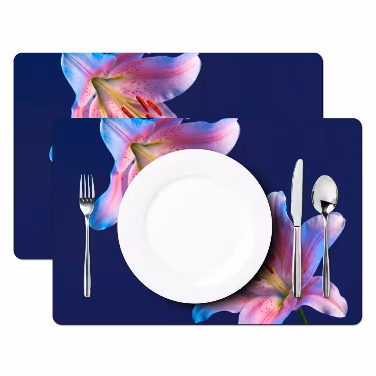 Placemat - 6 stuks - Bloemen - Kleurrijk - Botanisch — 2