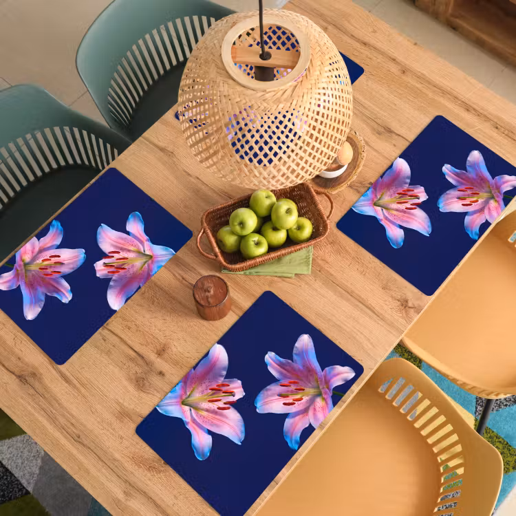 Placemat - 6 stuks - Bloemen - Kleurrijk - Botanisch — 4