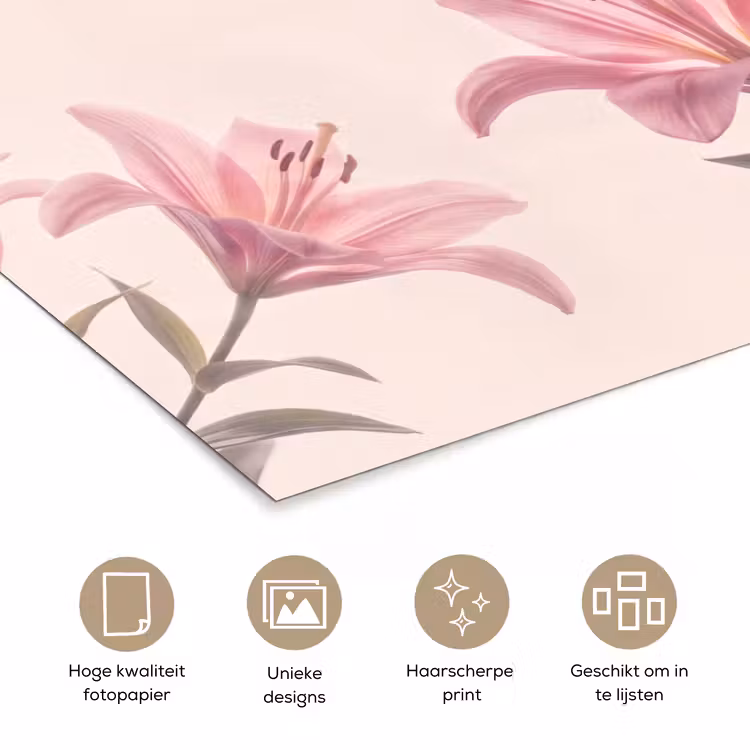 Poster - Bloemen - Delicaat - Flora — 5