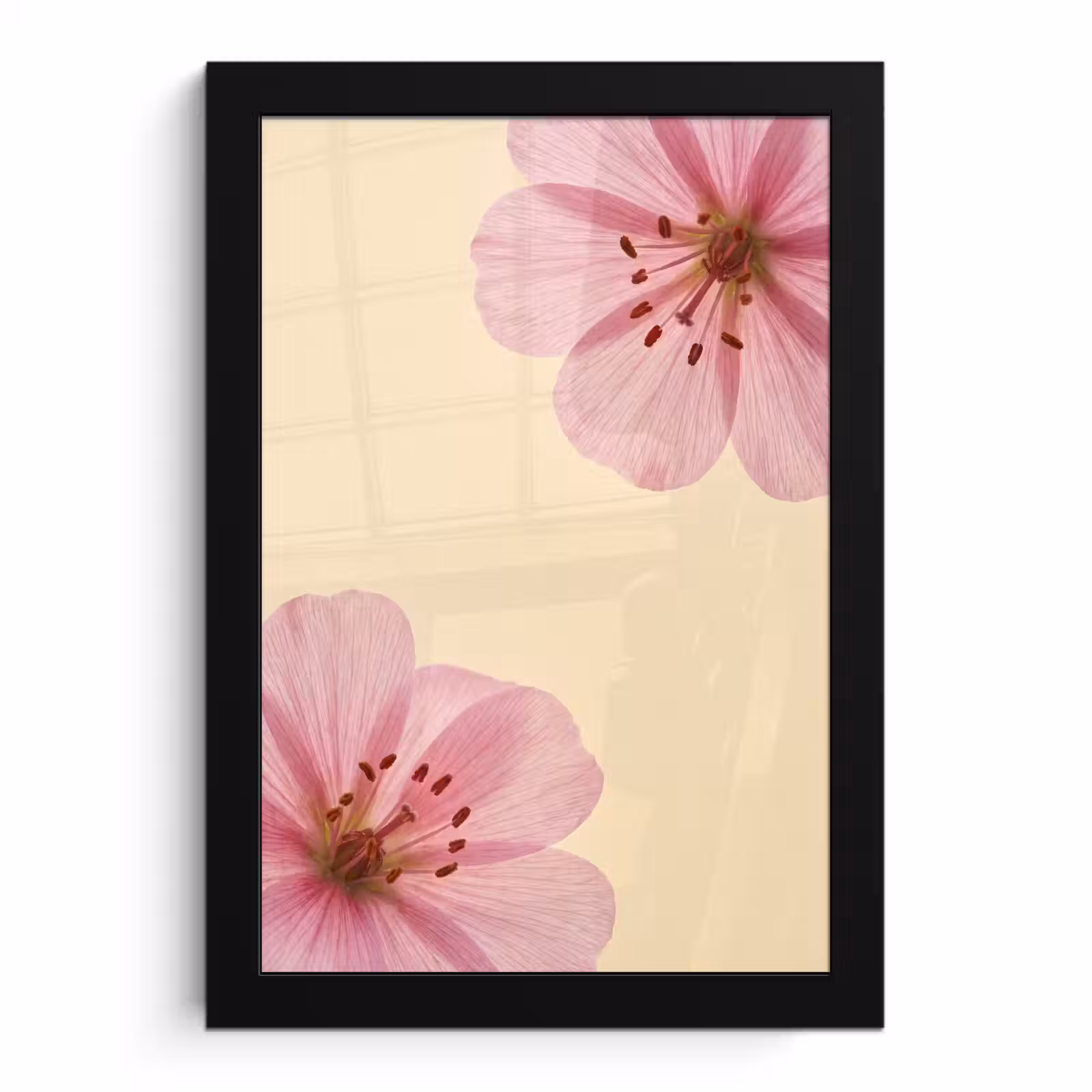 Poster met lijst - Bloemen - Flora - Pastel — 1