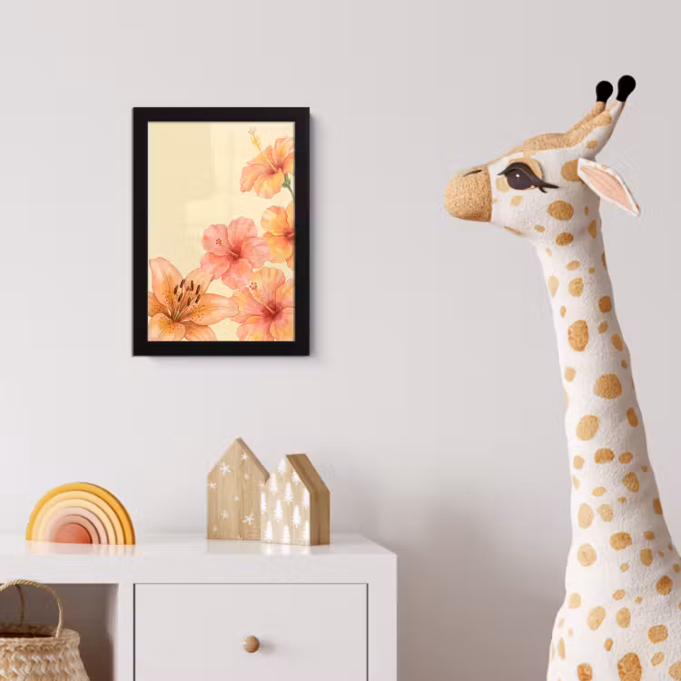 Poster met lijst - Bloemen - Aquarel - Natuur — 5