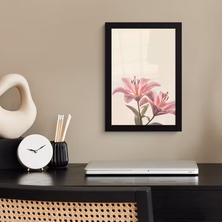 Poster met lijst - Bloemen - Delicaat - Flora — 3