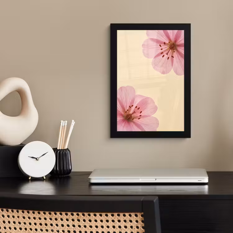 Poster met lijst - Bloemen - Flora - Pastel — 3