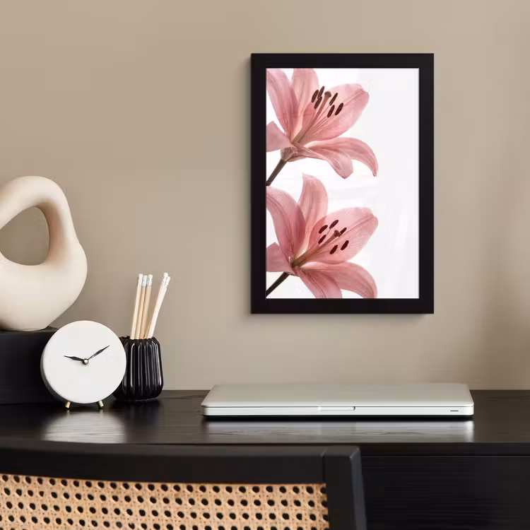 Poster met lijst - Bloemen - Zacht - Modern — 3