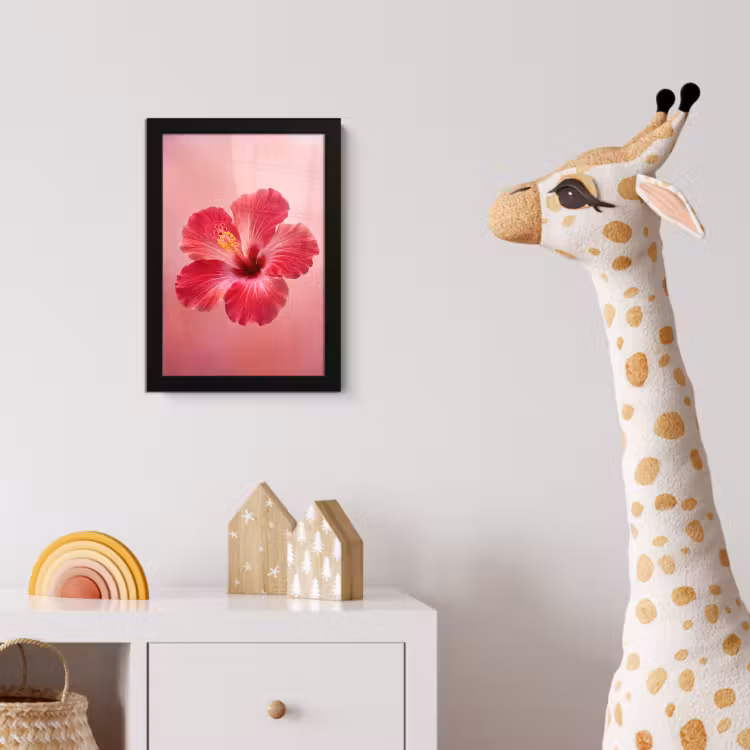 Poster met lijst - Rode bloem - Natuur — 5