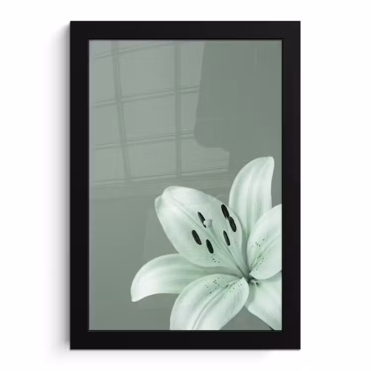 Poster met lijst - Bloemen - Natuur - Groen — 1