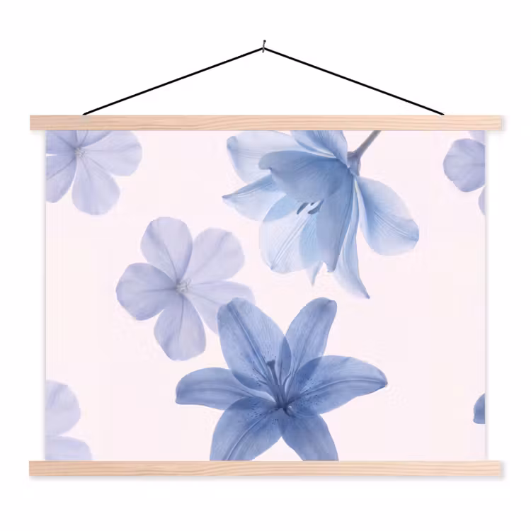 Schoolplaat - Bloemen - Transparant - Modern — 1