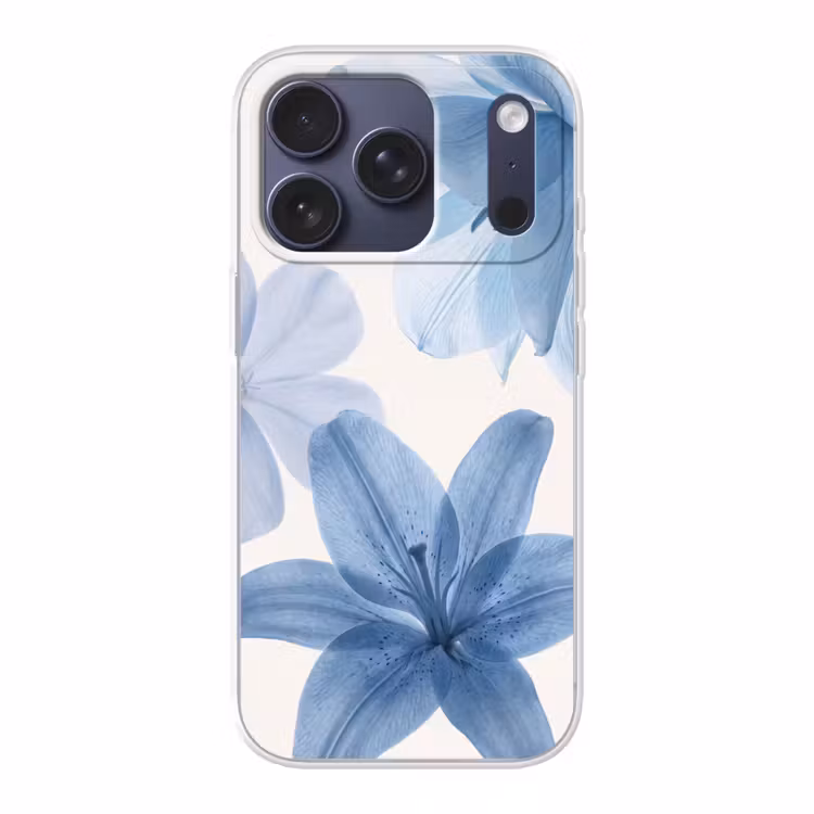 Telefoonhoesje - Bloemen - Transparant - Modern — 1