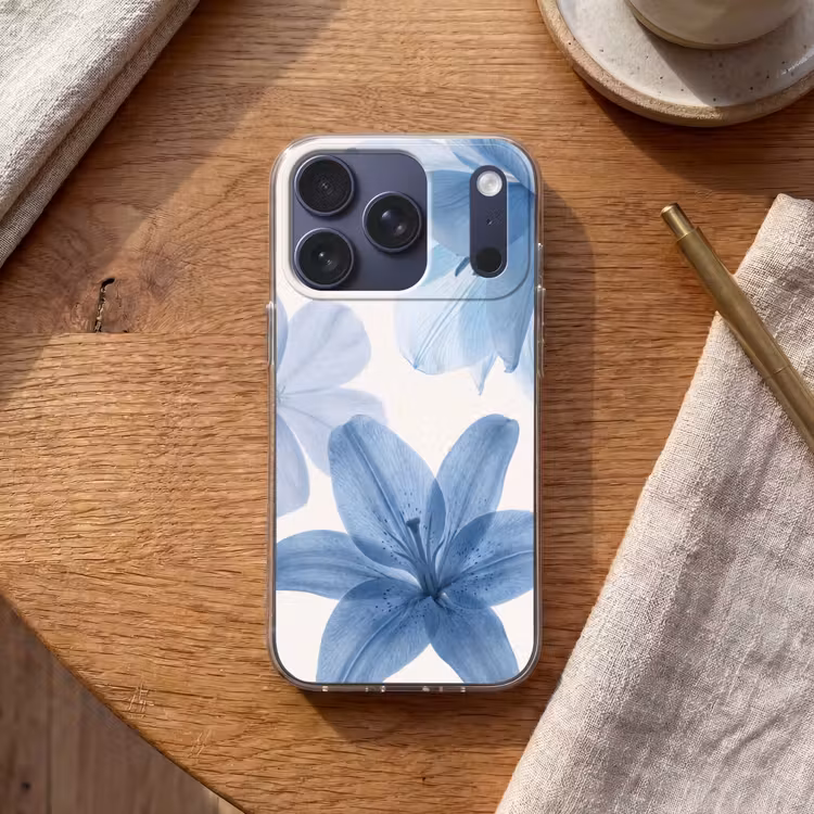 Telefoonhoesje - Bloemen - Transparant - Modern — 2