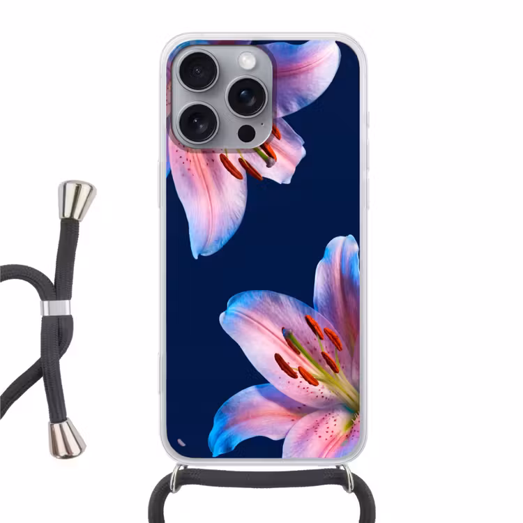 Telefoonhoesje met koord - Bloemen - Kleurrijk - Botanisch — 1