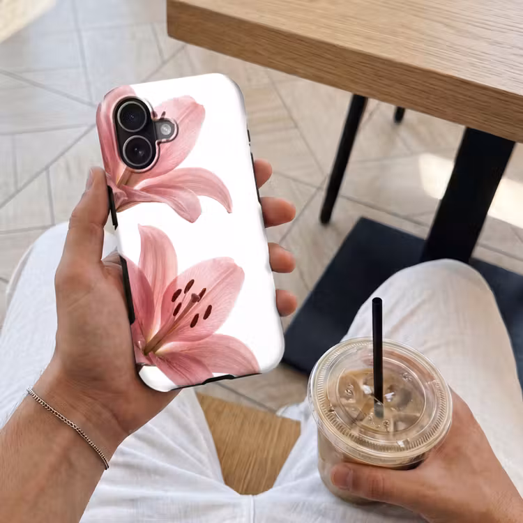 Telefoonhoesje Toughcase - Bloemen - Zacht - Modern — 4