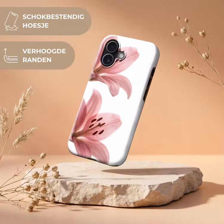 Telefoonhoesje Toughcase - Bloemen - Zacht - Modern — 5