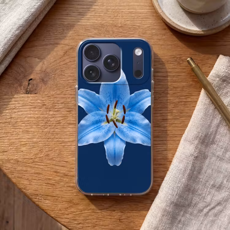Telefoonhoesje - Blauwe lelie - Bloemen — 2