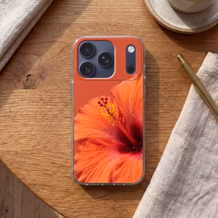 Telefoonhoesje - Bloemen - Oranje - Natuur — 2