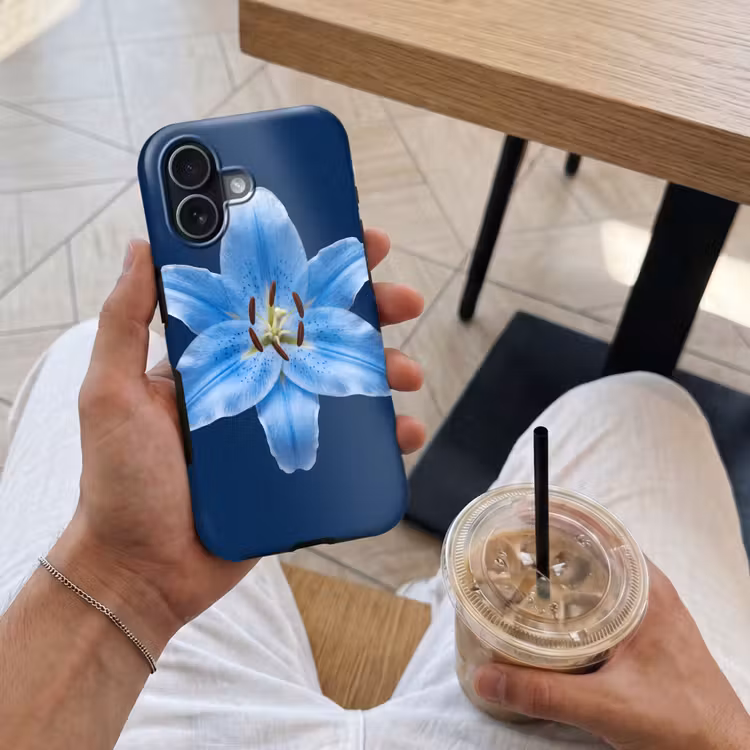 Telefoonhoesje Toughcase - Blauwe lelie - Bloemen — 4