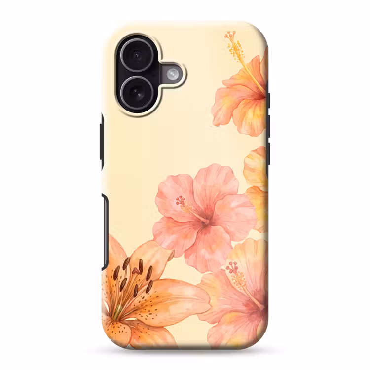 Telefoonhoesje Toughcase - Bloemen - Aquarel - Natuur — 1