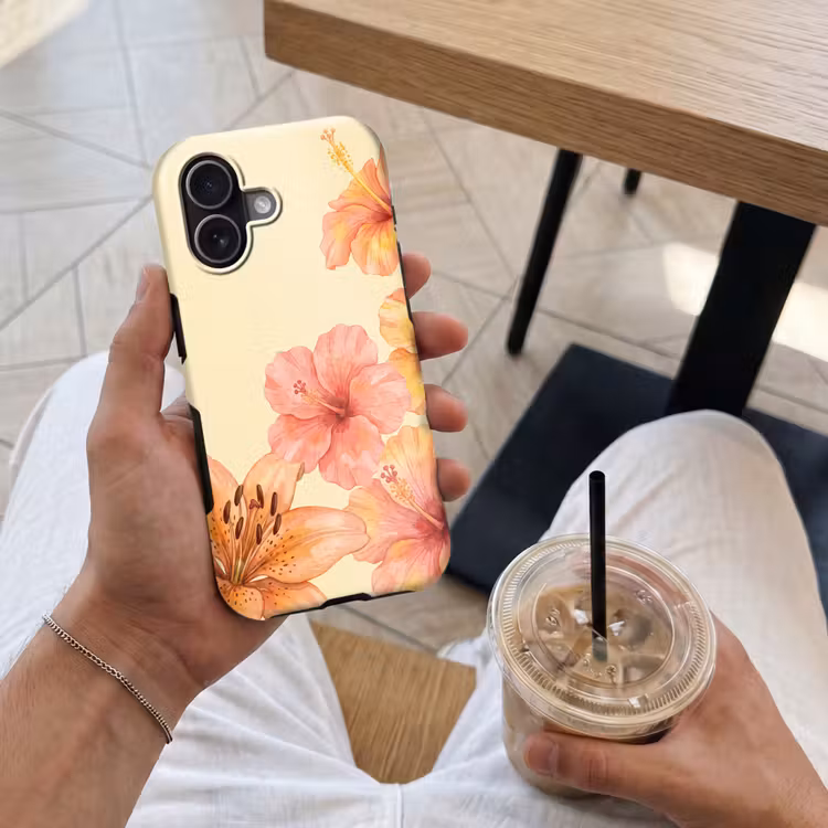 Telefoonhoesje Toughcase - Bloemen - Aquarel - Natuur — 4