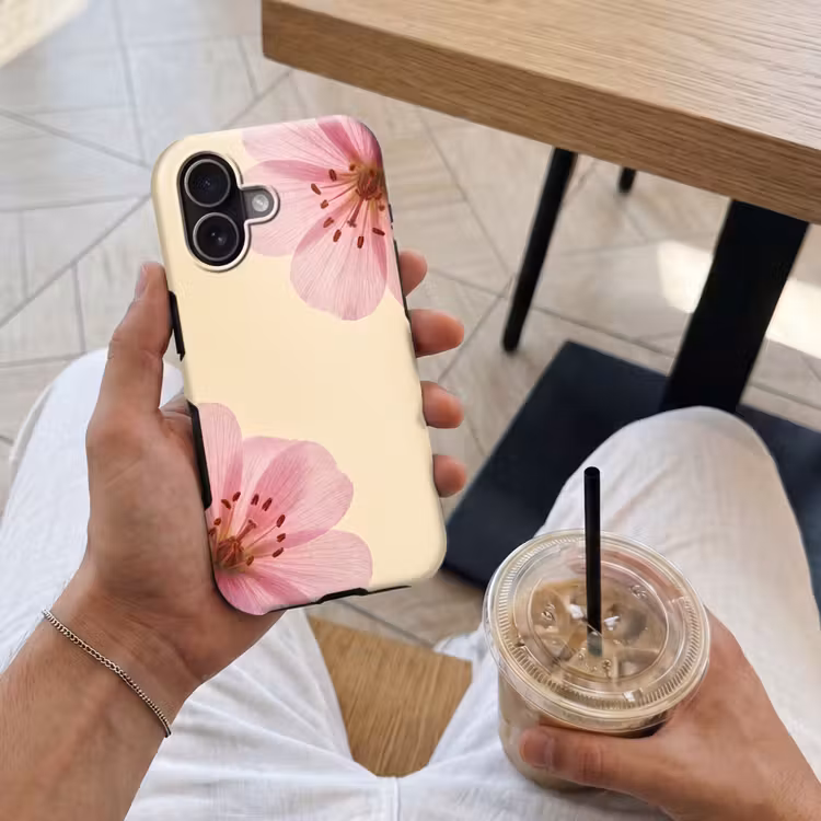 Telefoonhoesje Toughcase - Bloemen - Flora - Pastel — 4