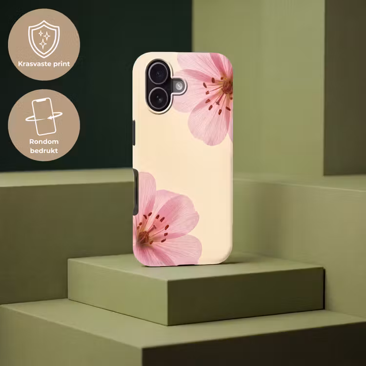 Telefoonhoesje Toughcase - Bloemen - Flora - Pastel — 7