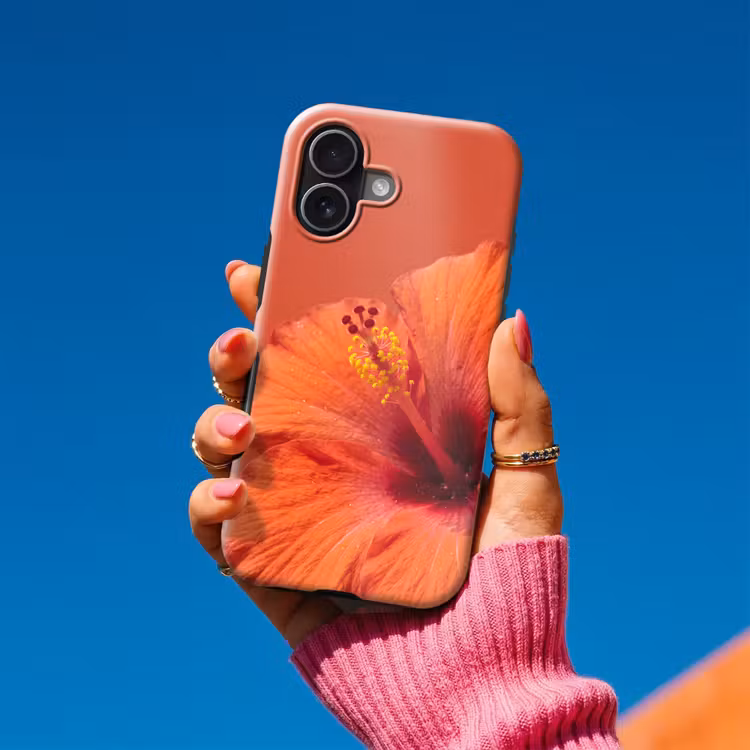Telefoonhoesje Toughcase - Bloemen - Oranje - Natuur — 2