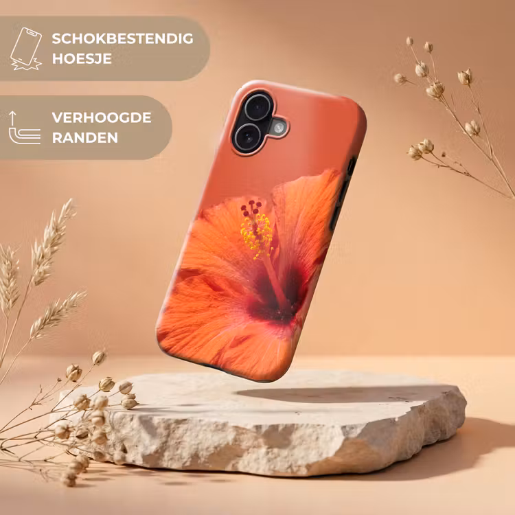 Telefoonhoesje Toughcase - Bloemen - Oranje - Natuur — 5