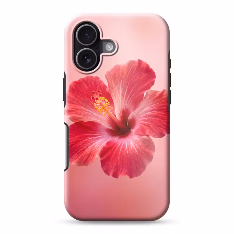 Telefoonhoesje Toughcase - Rode bloem - Natuur — 1