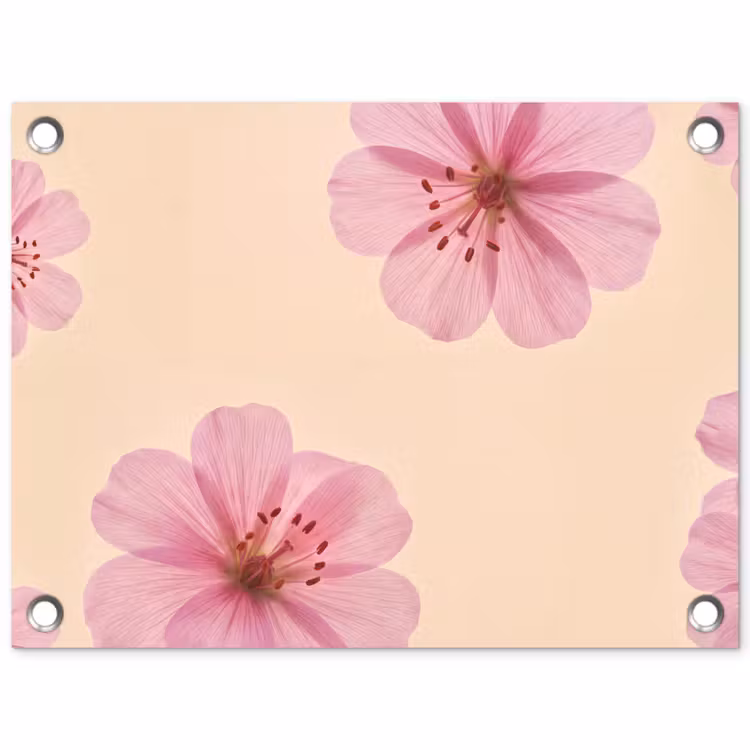 Tuinposter - Bloemen - Flora - Pastel — 1
